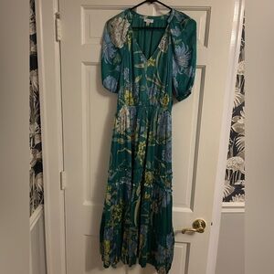 Worn once boutique Current Air midi dress - size medium